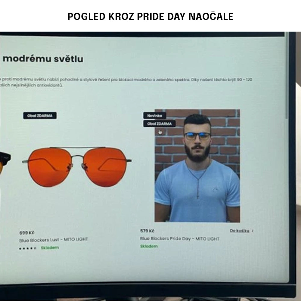 Blue Blockers Pride Day naočale