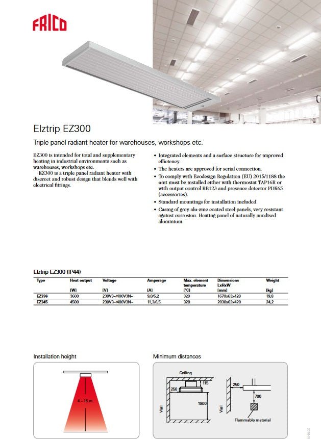 ELZTRIP EZ300 grijalica 4,5 kW