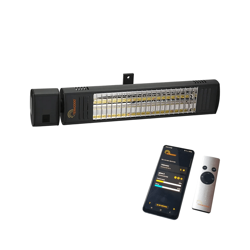 TERM2000 COLOR BT, infracrvena grijalica, Bluetooth, antracit, IP65