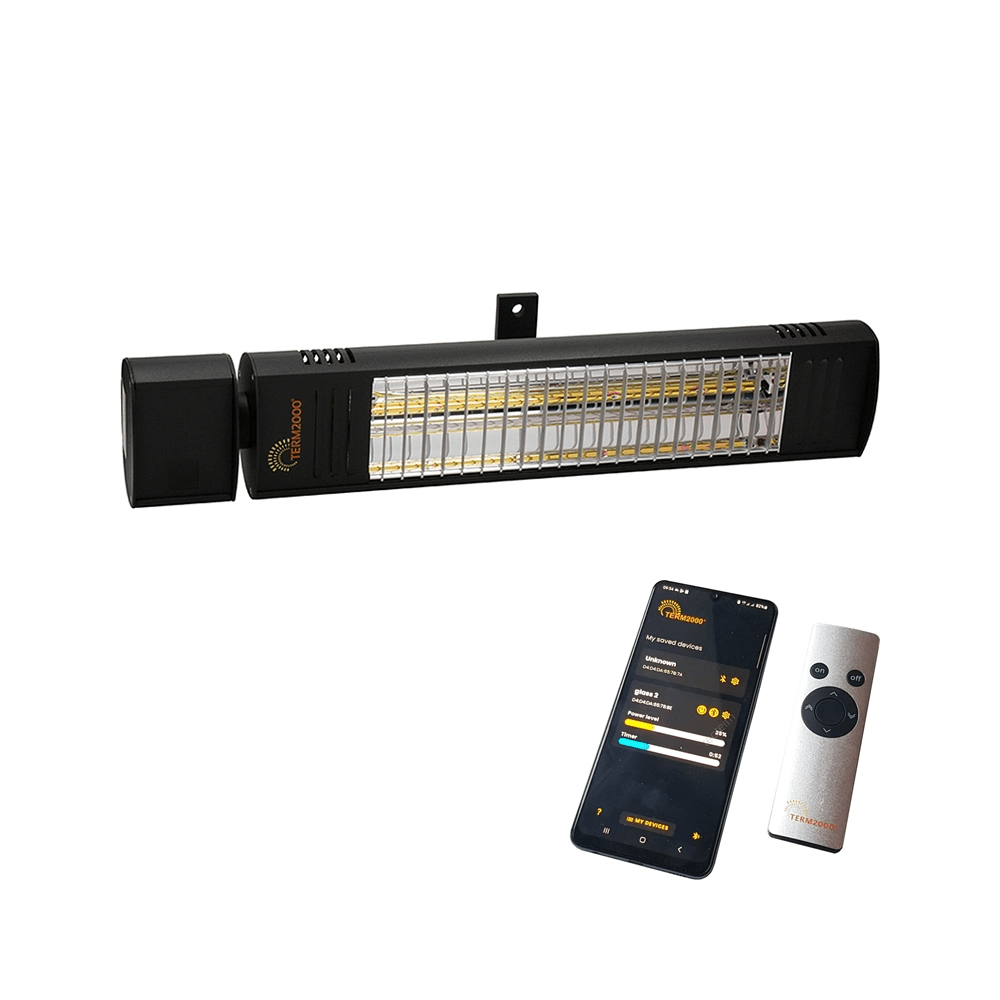TERM2000 COLOR BT, infracrvena grijalica, Bluetooth, crna, IP65