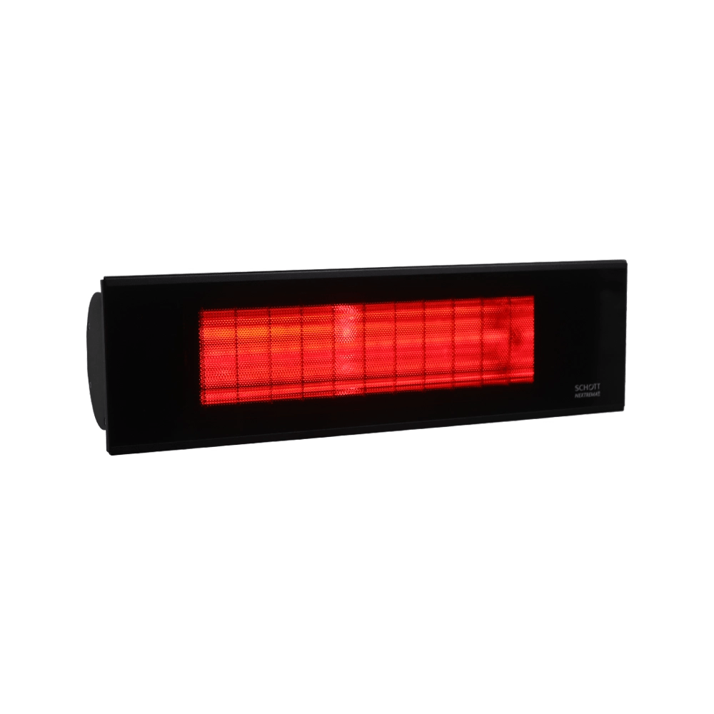 TERM2000 IRGLASS, infracrvena grijalica, crna, 1500W, IP65