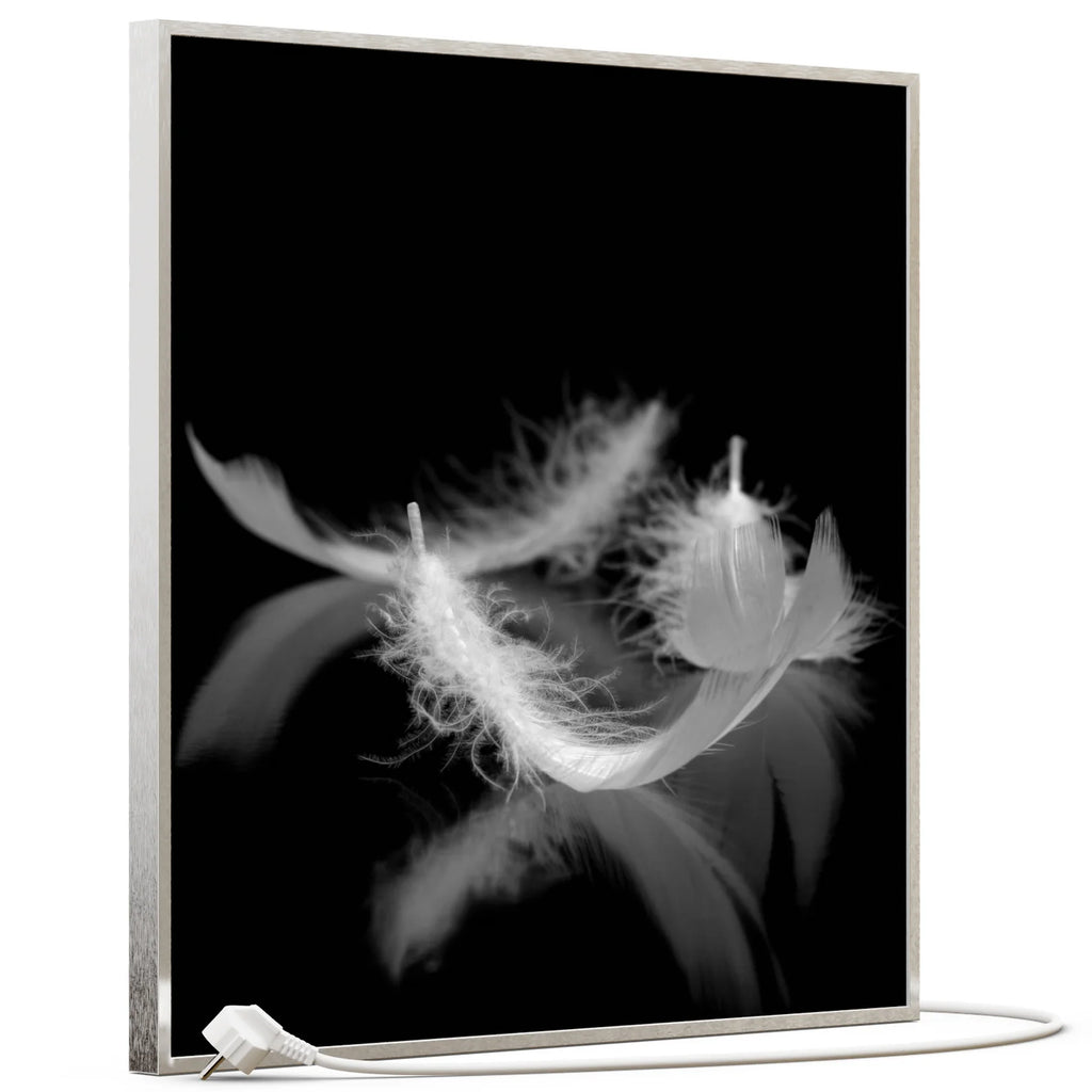 SLIKA IC panel (MOTIV 018: perje crno bijelo)