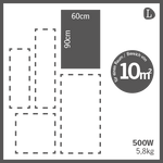 Učitajte sliku u preglednik galerije, HEATNESS IC panel - SIMPEL Mobil STALAK - L - 600W
