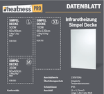 Učitajte sliku u preglednik galerije, HEATNESS IC panel - SIMPEL Pro STROP - L - 500W
