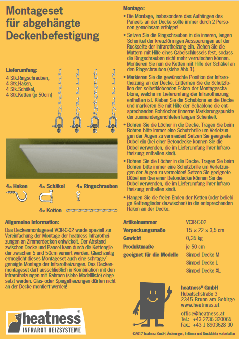 HEATNESS IC panel - SIMPEL Pro STROP - M - 350W