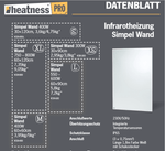 Učitajte sliku u preglednik galerije, HEATNESS IC panel - SIMPEL Pro ZID - S - 400W
