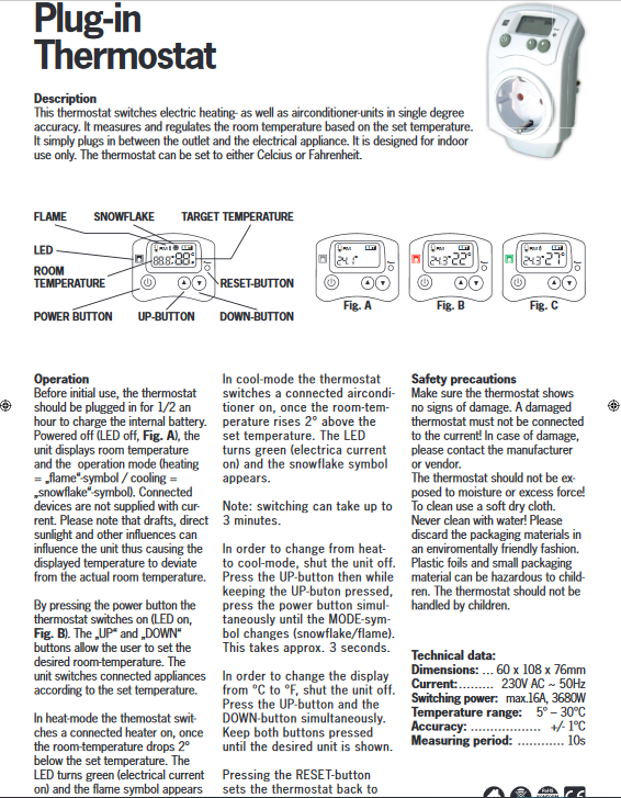 IRH-STH termostat
